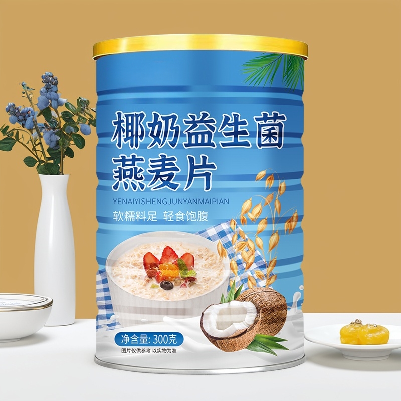 贝斯奕益生菌椰奶燕麦片无加糖