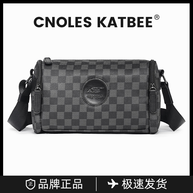 Cnoles Katbee品牌定制男士单肩包街头潮流枕头包斜挎包休闲筒形,箱包皮具/热销女包/男包,男士包袋,淘宝优惠券,粉丝福利购,淘宝优惠卷