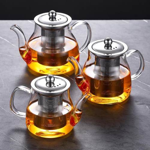 玻璃茶壶泡茶壶茶水过滤办