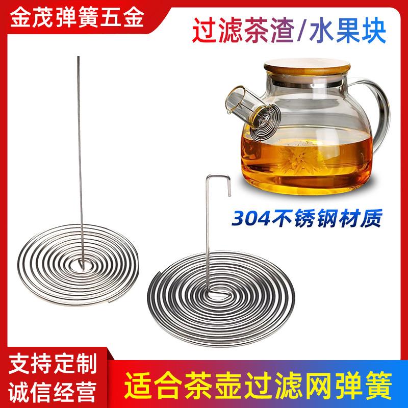 茶壶嘴过滤网弹簧玻璃养生