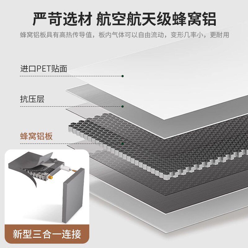 厨房岩板置物架铝合金隔断多层橱柜家用防水防油污可移动餐边柜子