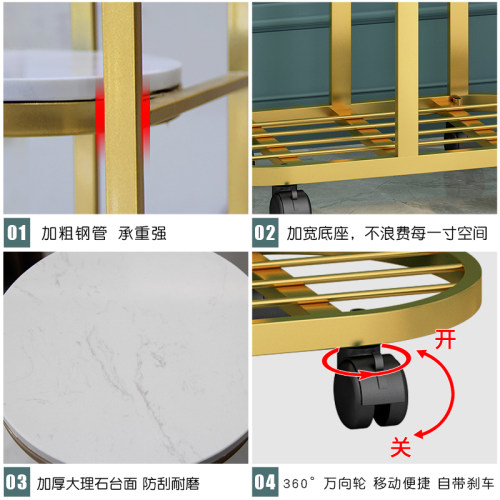 轻奢花架子室内家用落地客厅装饰花盆置物架阳台多层绿萝多肉花架