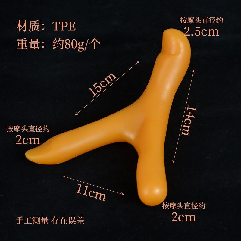 按脚底神器三角雀点穴棒拨筋棒足底按摩穴位棒足疗器拇指棒劲大