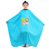 柔软透气儿童理发店围布防静电不沾发卡通发廊薄款 小孩剪头发围脖