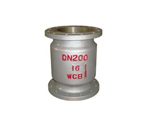 铸钢立式法兰止回阀H42H-16C法兰单向阀 逆止阀DN25 50 65 80 100