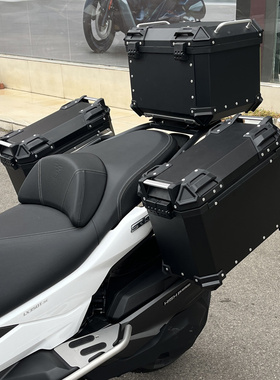 适用进口无极SR4max350后尾架三箱支架不锈钢边箱架专用改装配件