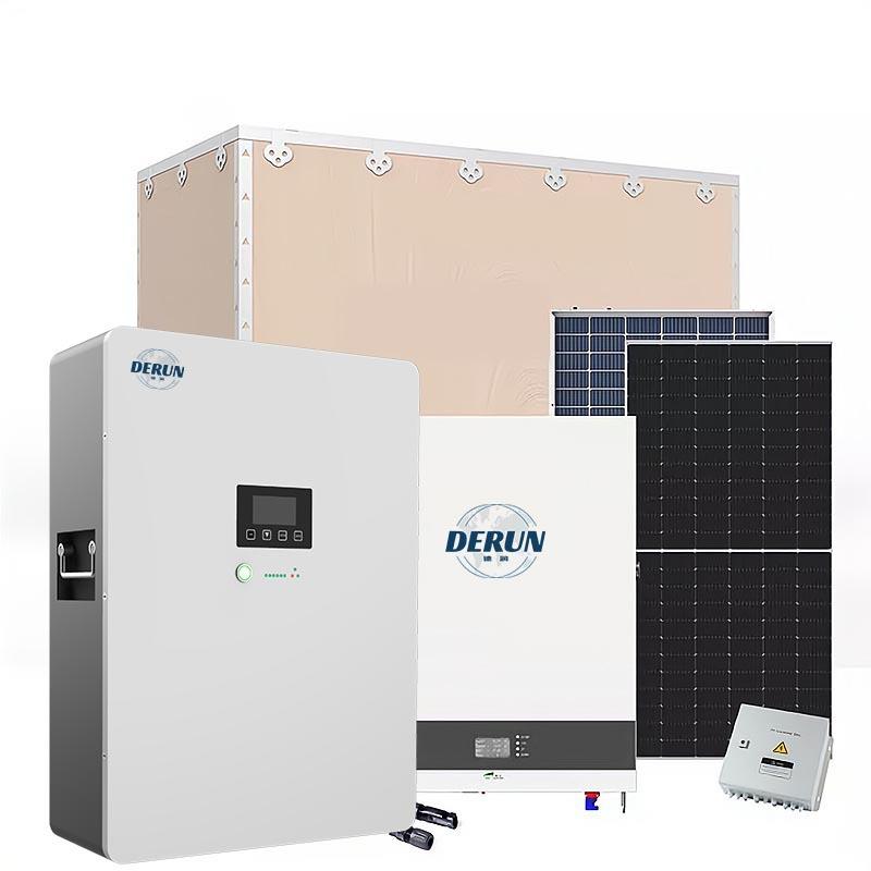 家用太阳能储能锂电池光伏逆变一体离网储能电源发电系统48v200ah