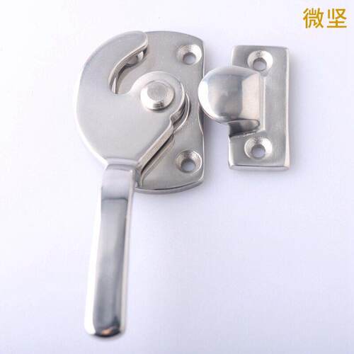LS102不锈钢把手密封旋转压紧冷库车门把手工业机械设备承重拉手