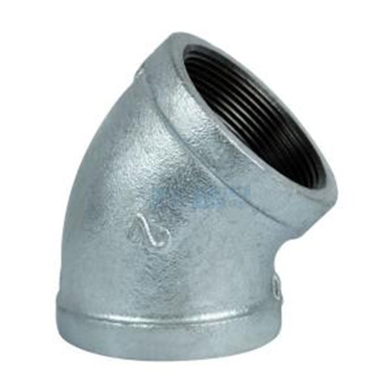 管件 螺纹45弯头 迈克45度弯头 丝口弯头 内牙45弯头  螺纹管件