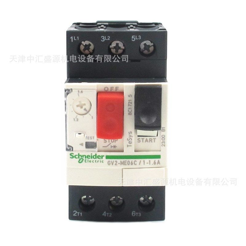 GV2马达断路器GV2ME06C电动机断路器GV2-ME06C断路器1.0-1.6A