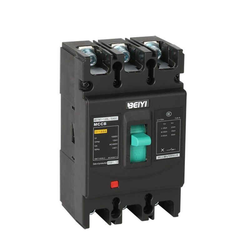 黑色塑壳断路器空开mccb16-1250A3P4P380V过载保护断路器塑壳M1型