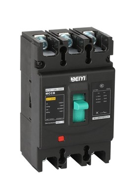 黑色塑壳断路器空开mccb16-1250A3P4P380V过载保护断路器塑壳M1型