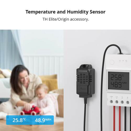 SONOFF THS01 RJ11 接口温湿度传感器 适配 TH Elite温控器