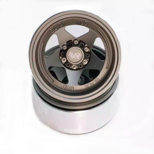 2.6寸仿真复古负值黑泥轮毂12/17结合器1/7/8攀爬车改装 mk07 km4