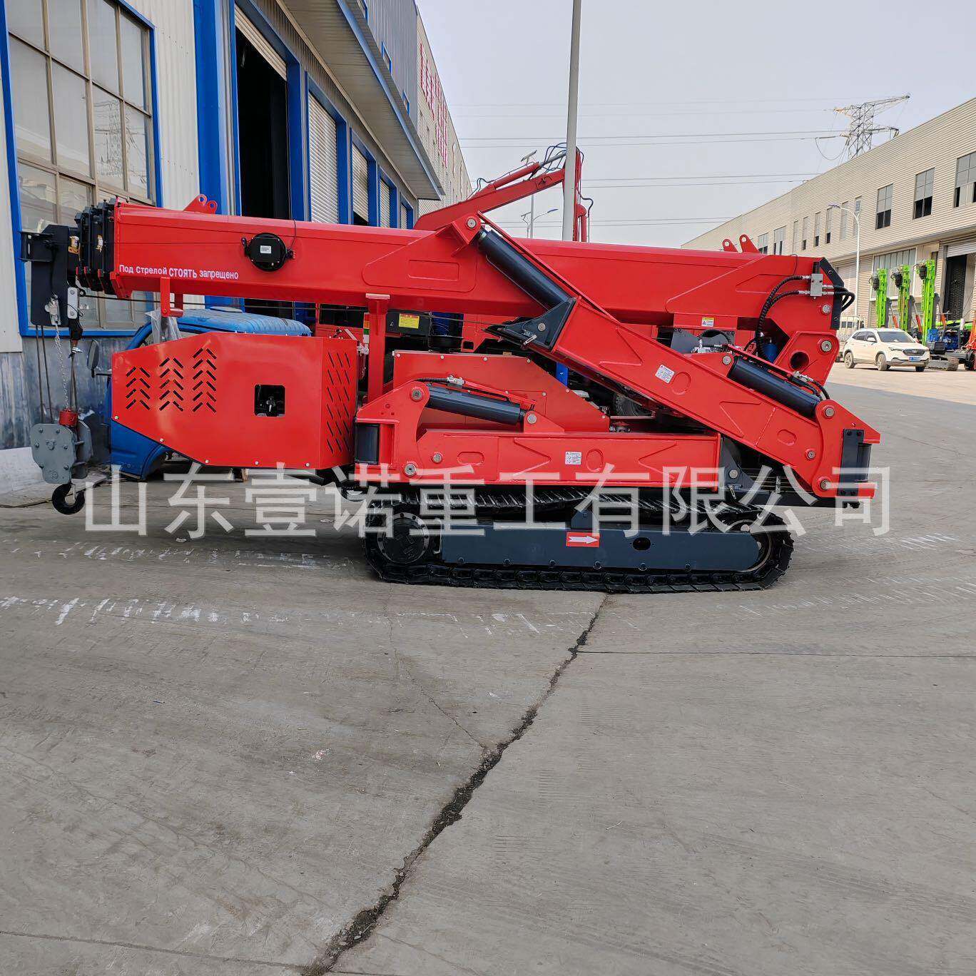 16吨履带蜘蛛吊大型自行走起重机工地建筑幕墙吊装狭小空间