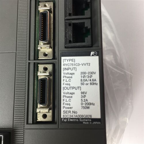 富士伺服驱动器RYC751C3-VVT2(50W/101W/201W/401W)RYC751D3-VVT2