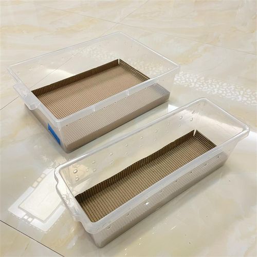 爬宠瓦楞纸垫材蛇守宫莲笙vbox份数盆宠物饲养盒专用加厚包边垫纸