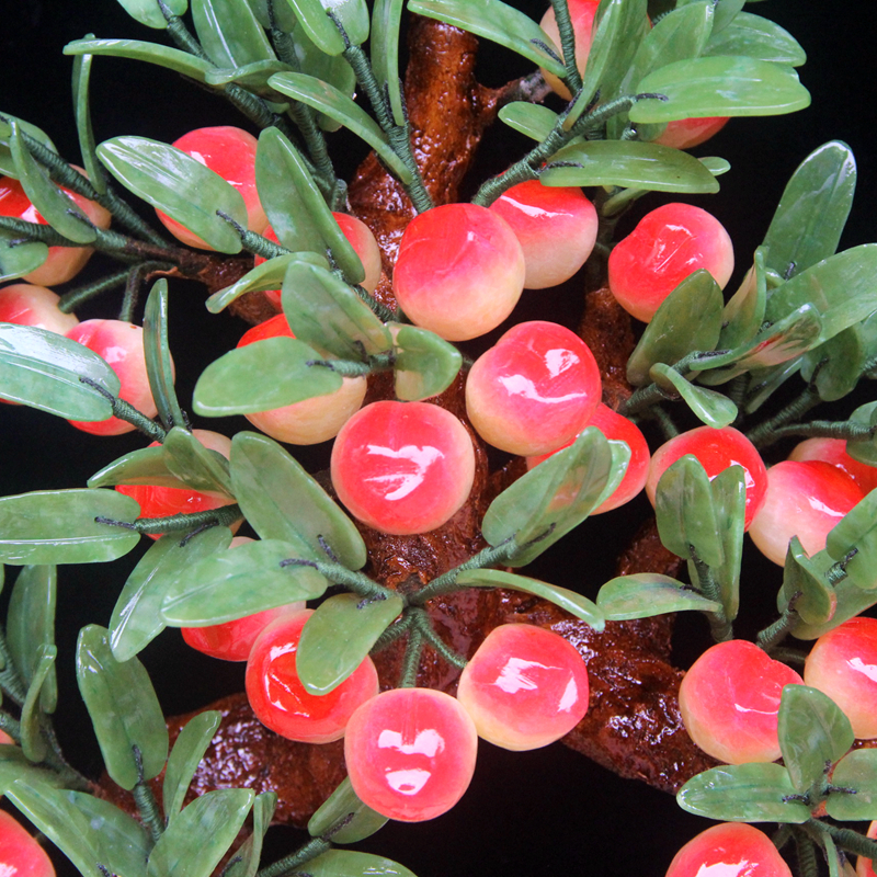 多福添寿大寿桃摆件祝寿贺寿礼物送老人爷爷奶奶长辈实用生日礼品