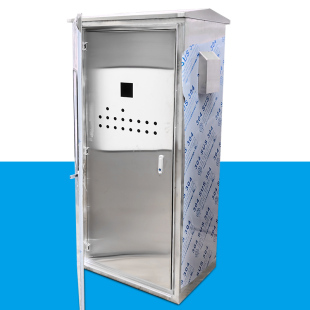 户外防水配电柜不锈钢室外双层门防水配电箱柜带玻璃内门开孔定制
