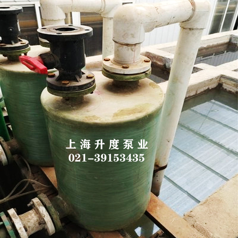 真空引水罐玻璃钢泵前自吸虹吸桶耐酸碱腐蚀化工DN100引流负压罐