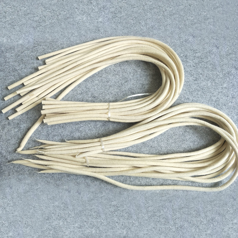 羊毛毡导油绳缝纫机吸油绳过油棉线润滑过滤防尘密封高密度毛毡绳