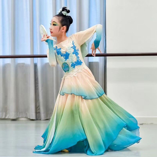 古典舞醉清波演出服女儿童飘逸中国风舞蹈服新款仙气剧目艺考服装