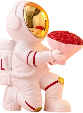 宇航员摆件求婚婚房装饰结婚礼物新人备婚用品大全