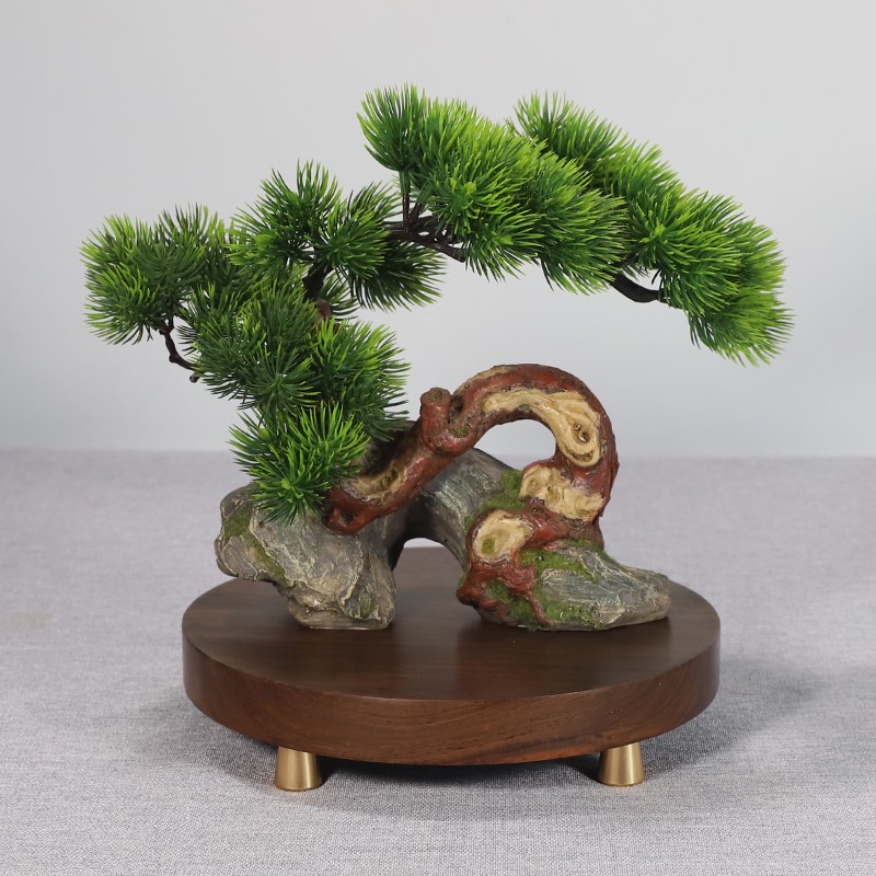 实木圆形底座加厚古玩花盆花瓶酒坛托架佛像工艺品石头摆件木托架