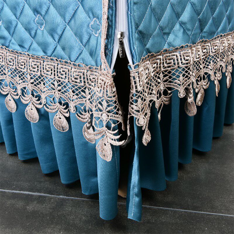 定制保险柜罩欧式全包灰色拉链防尘罩空调扇置物架除湿机蓝色盖布