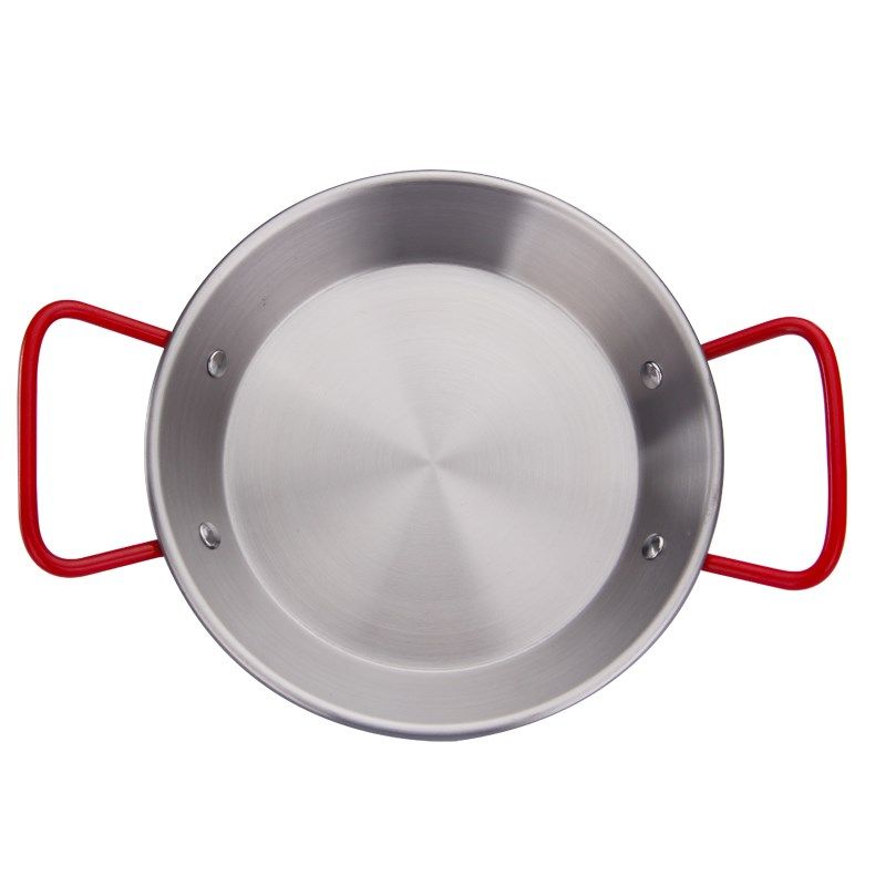 304加厚不锈钢海鲜锅海鲜拌饭海鲜大咖 烤肉盘平底锅仔电磁炉通用