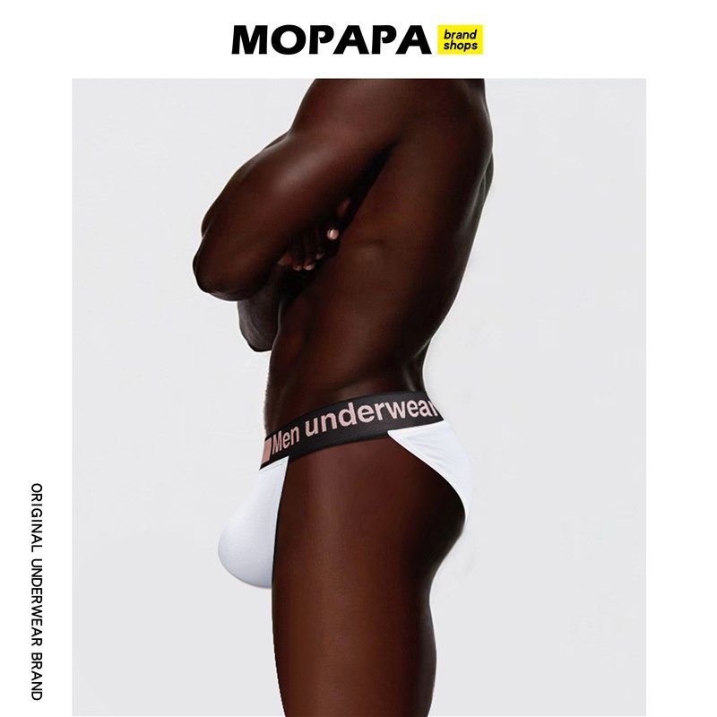 MOPAPA时装周系列新款大V腰带性感高叉三角裤镭射渐变舒适男内裤,女士内衣/男士内衣/家居服,男三角内裤,淘宝优惠券,粉丝福利购,淘宝优惠卷