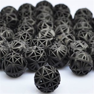 76mm带棉 水族鱼池生物球培菌生化球滴流过滤材料消音26