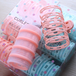 拉美拉网红自粘卷发器空心发卷蓬松头发空气头帘八字刘海卷发筒棒