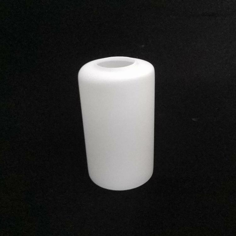 E27灯具配件:奶白直筒磨砂玻璃吊灯灯罩 台灯吸顶灯饰灯罩
