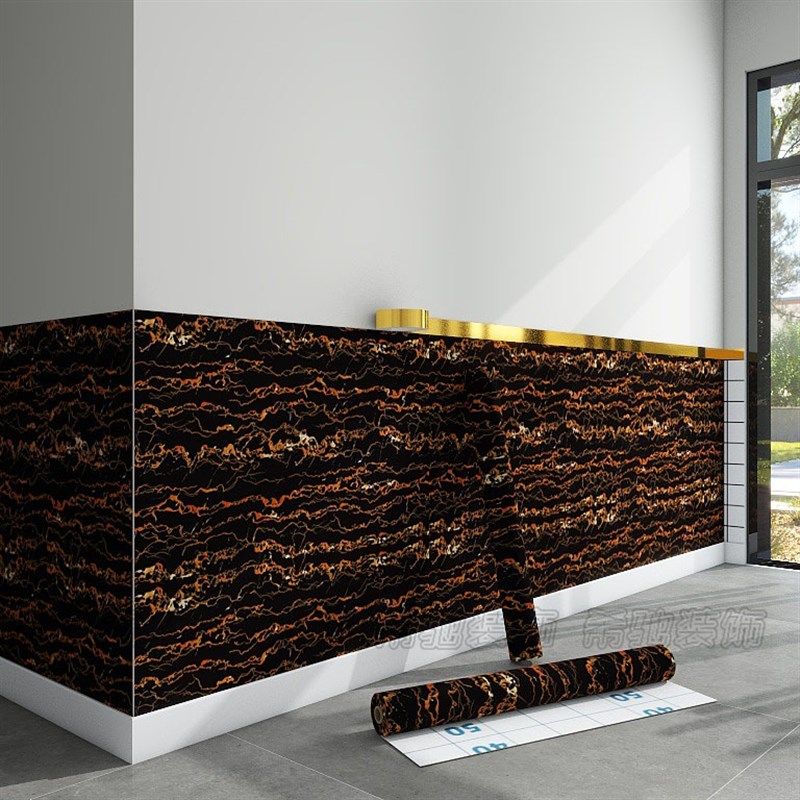 墙裙贴纸自粘加厚墙纸防水防潮光面仿瓷砖墙贴护墙板pvc店铺装修,家居饰品,软装墙贴,淘宝优惠券,粉丝福利购,淘宝优惠卷