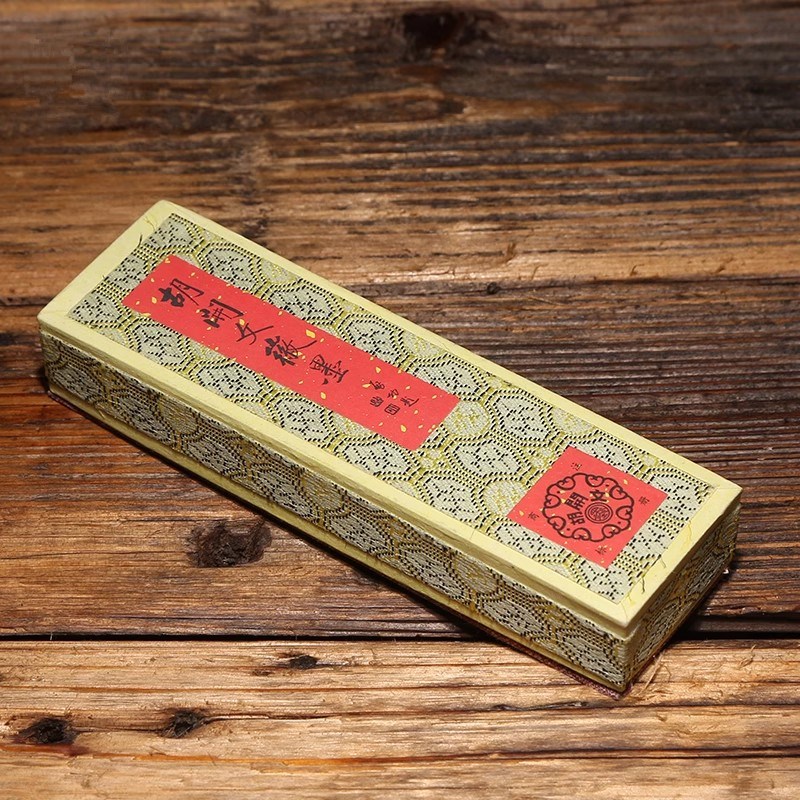 胡开文老墨条80年代松烟墨药墨北京同仁堂京香墨块墨锭棒售价1条