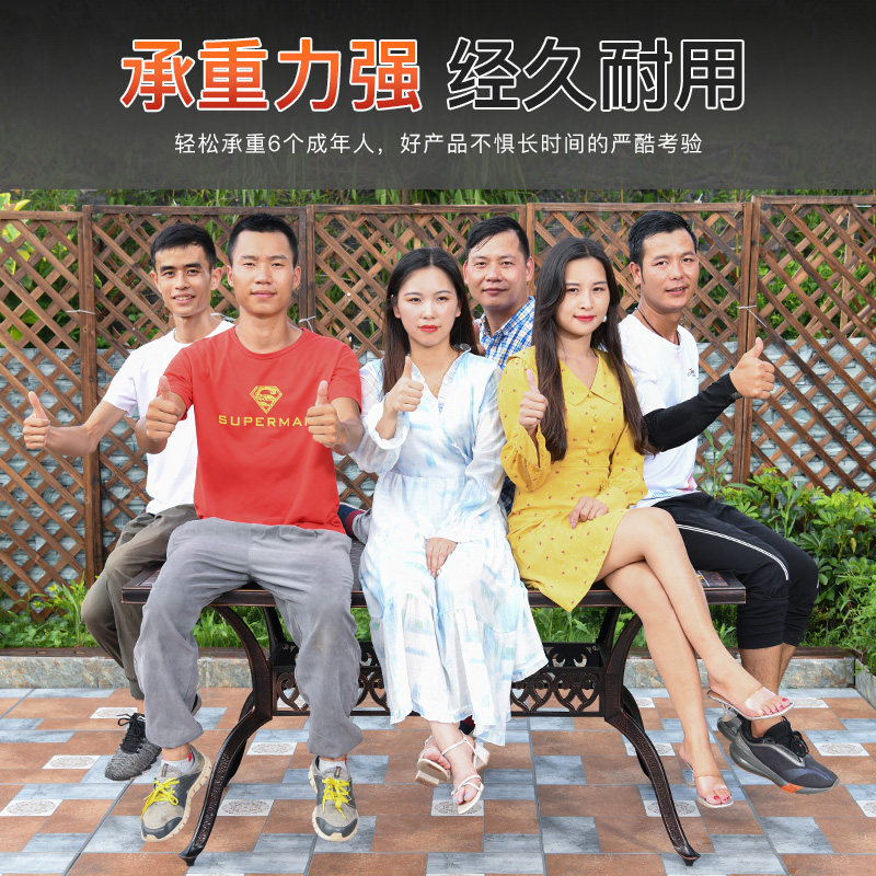 双炉户外烧烤桌椅庭院家用韩式碳电两用烤炉露天别墅休闲铸铝桌椅