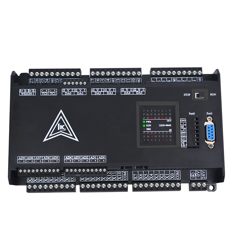 国产三plc菱工控板FX2NFX3U控制器温度称重脉冲可编程控制器485