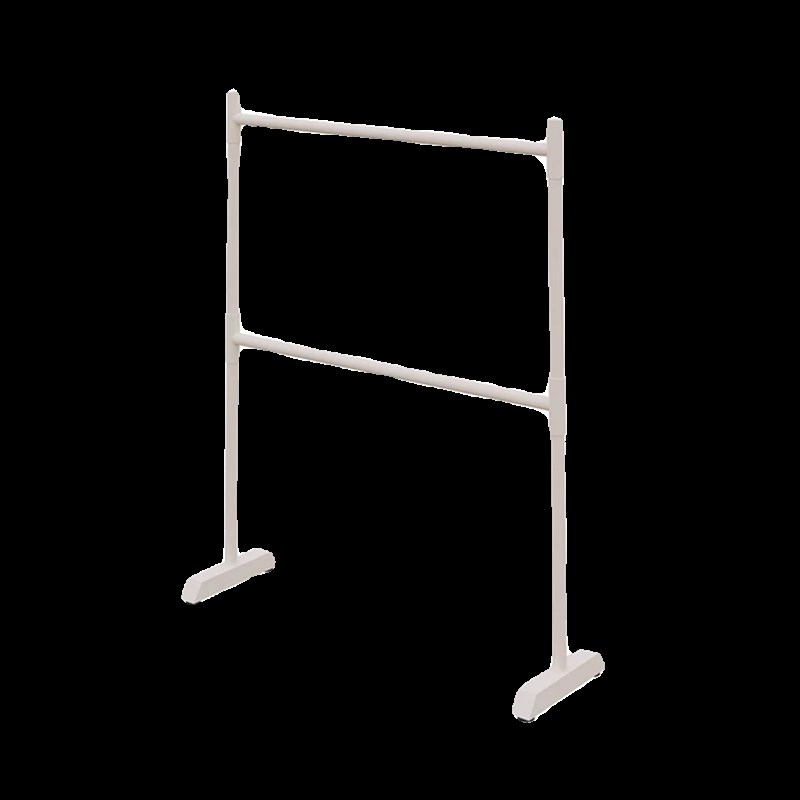 双层挂衣架落地家用阳台晾晒衣架窄脚不占空间客厅上下层衣帽架子