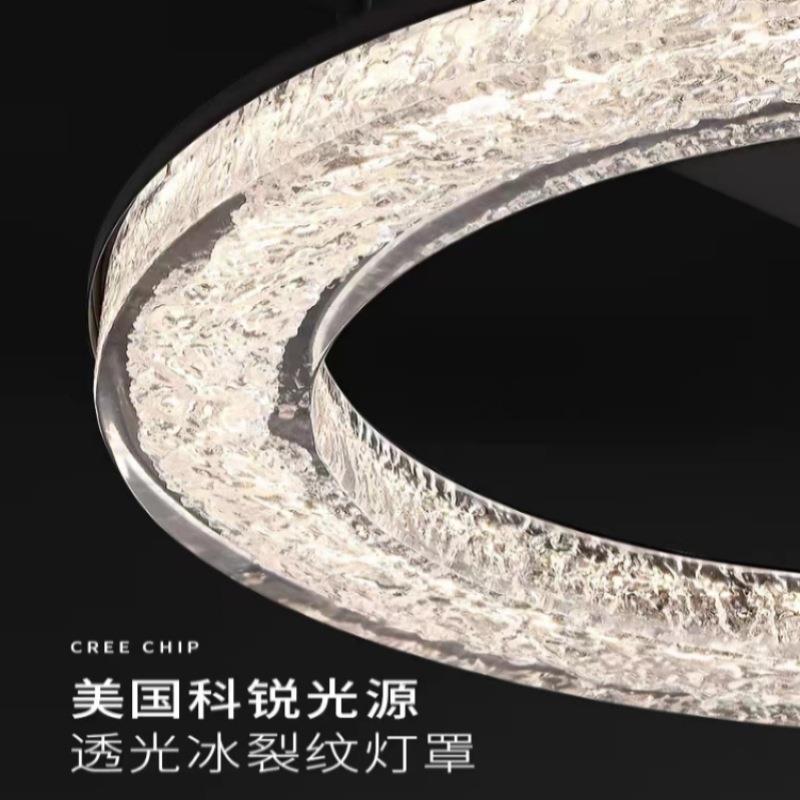 意式极简客厅灯大气家用高端轻奢设计师现代简约主卧室全铜吸顶灯