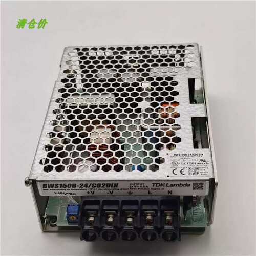 价A014*TDK-LAMBDA开关电源RWS150B-24/C02DIN 24V-6.5A 新没有用
