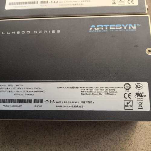 议价：雅特生：ARTESYN：直流电源：LCM600Q： 输