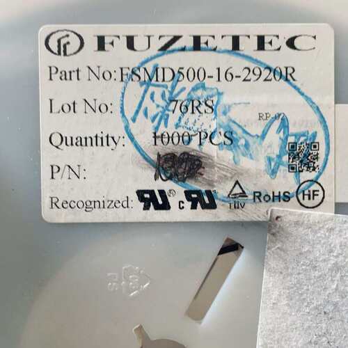 议价FUZETEC富致 FSMD500-16-2920R 贴片自