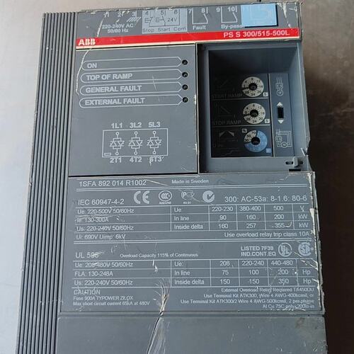 议价B软启动器PSS300/515-500LPSS250/430-500LPSS370/640-500L