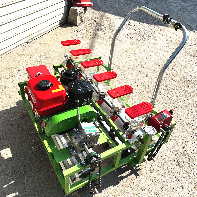 手推式蔬菜播种机 大小型号多行手推式精播机 蔬菜材播种机