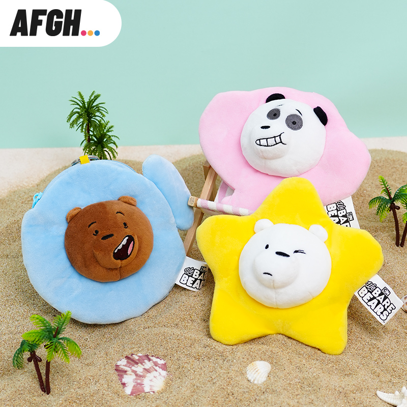 WBB裸熊新款立体海洋系列毛绒包