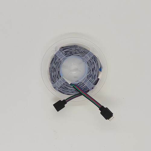 led灯带5050RGB套装滴胶防水七彩变色软灯条18灯每米彩盒包装