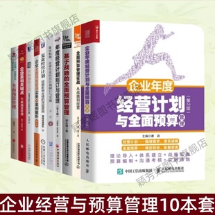 【企业经营与预算管理10本套】正版年度经营计划制订与管理+设计利润：企业年度经营计划制订与实施+复盘经营计划+ROE预算管理速发
