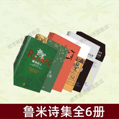 鲁米诗集全6册鲁米著书籍