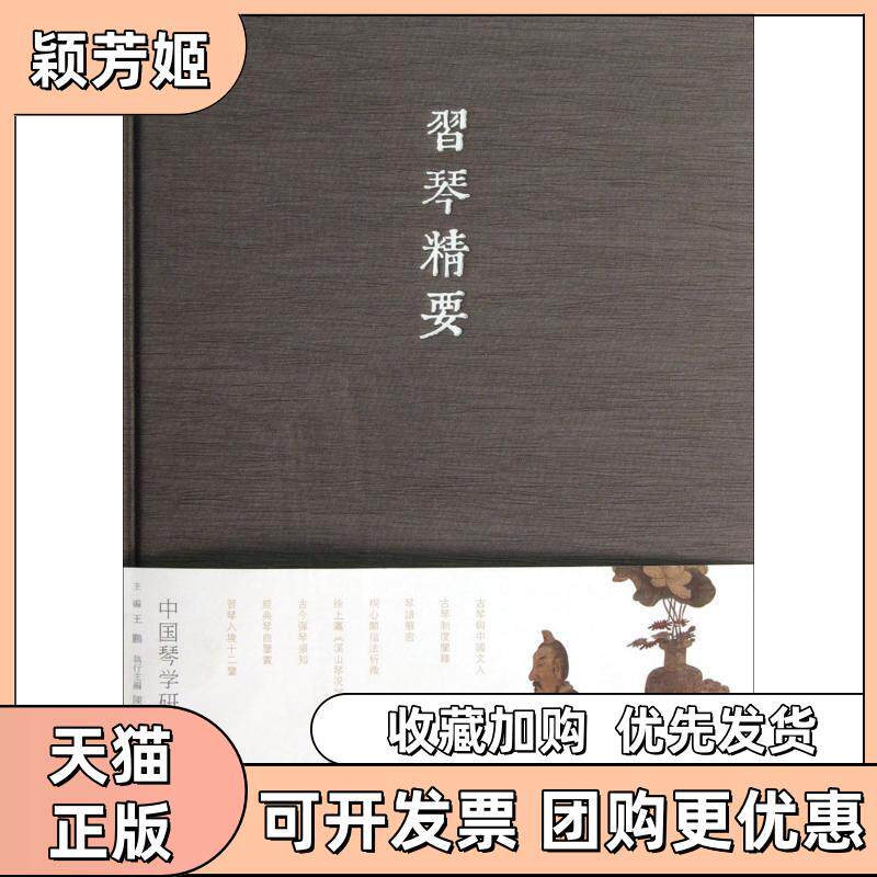 【正版书包邮】习琴精要王鹏陈逸墨杜大鹏张辉丛书人民音乐出版社